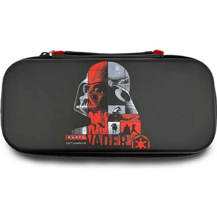 WONDEE Nintendo Switch Tasche, Switch OLED und Lite Hülle mit Star Wars Darth Vader Design, interner Bildschirmschutz und Platz für 10 Spiele – Bild 1