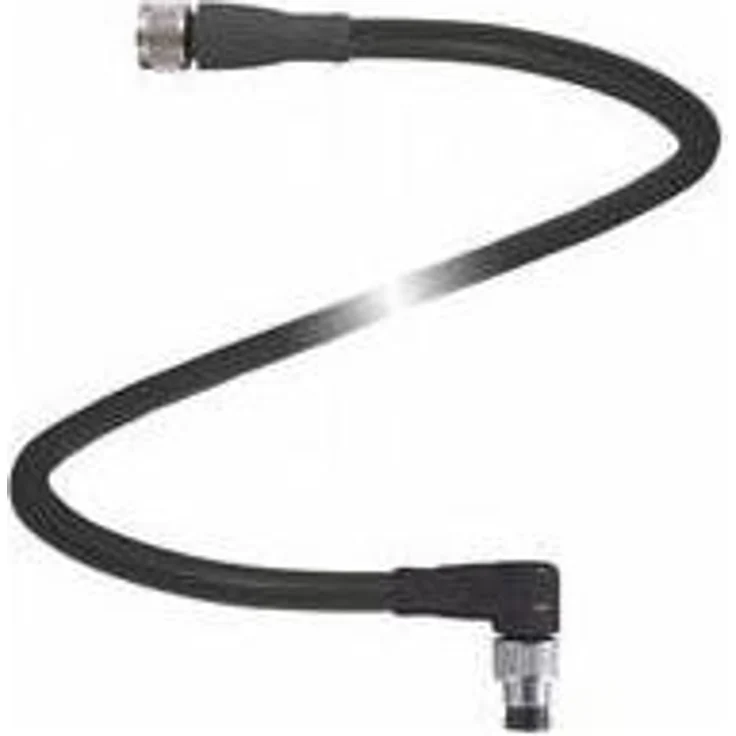 Pepperl & Fuchs Verlängerungskabel M8, 2 m Verbindungskabel mit gerader Buchse und gewinkeltem Stecker, IP67, PUR-Material, UL-zugelassen