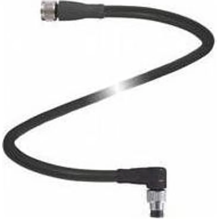 Pepperl & Fuchs Verlängerungskabel M8, 2 m Verbindungskabel mit gerader Buchse und gewinkeltem Stecker, IP67, PUR-Material, UL-zugelassen