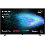 DYON Smart 42 AD-2 105cm (42 Zoll) Android TV (Full-HD, HD Triple Tuner, Prime Video, Netflix, Google Play Store für DAZN, Disney+ uvm., Google Assistant, BT-Fernbedienung) [Modelljahr 2022]