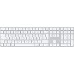 Apple Magic Keyboard mit Touch ID und Ziffernblock, kabellose Apple-Tastatur mit erweitertem Layout