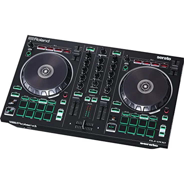 Roland DJ-202 DJ Controller, 2-Kanal-Controller für Serato Intro mit vier Decks, Die Geschichte der Roland Drum Machines, verpackt in einem DJ Controller – Bild 5
