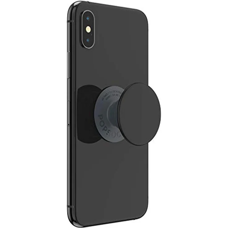 PopSockets PopGrip Basic, Ausziehbarer Sockel und Griff für Smartphones und Tablets, nicht austauschbar, Schwarz – Bild 5