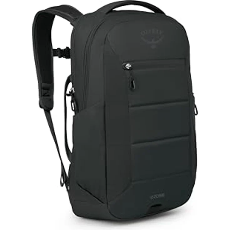 Osprey Ozone Laptop-Rucksack, leichter Reiserucksack mit 16-Zoll-Laptophülle, belüftetem AirScape-Rückenteil, Handgepäck-kompatibel, Schwarz – Bild 1
