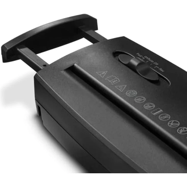 Hama Classic S60, Aktenvernichter mit Streifenzerkleinerung, 22 cm Schnittbreite, 6 mm Partikellänge, 74 dB, 3800 mm/min Durchsatzgeschwindigkeit – Bild 6