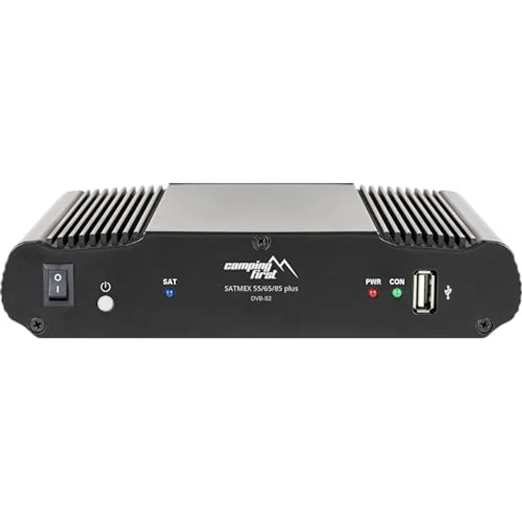 Camping First Satmex 55 plus, vollautomatische Satellitenantenne mit 55 cm Spiegel, Bluetooth®-Verbindung, weiß – Bild 2