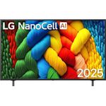 LG 55NANO80A6B 4K NanoCell TV mit α7 Gen8 AI-Prozessor, Filmmaker Mode, webOS 25 & AI Magic Remote