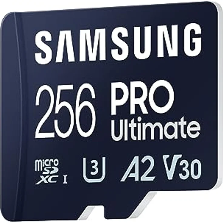 Samsung PRO Ultimate microSD Speicherkarte (MB-MY256SA/WW), 256 GB, UHS-I U3, Full HD & 4K UHD, 200 MB/s Lesen, 130 MB/s Schreiben, für Smartphone, Drohne oder Action-Cam, inkl. SD-Adapter – Bild 2