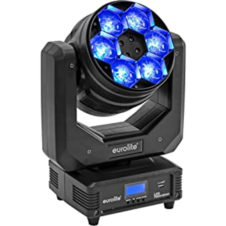 EUROLITE LED TMH-H240 Beam/Wash/Flowereffekt | Hybrid-Moving-Head mit RGBW-LEDs, Zoom, Makros, Mustern und Farbtemperaturvoreinstellungen – Bild 1