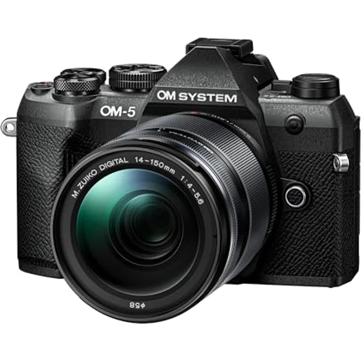 OM SYSTEM OM-5 II 1415-2 Kit, Systemkamera mit 20,4 MP, 4K-Video, IP53 Wetterschutz, schwarz – Bild 2