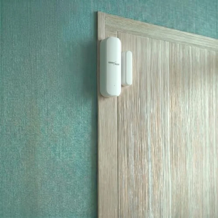 GreenBlue Drahtloser Tür- und Fenstersensor, 2 Stück, Weiß, Intelligente Überwachung mit Alarmfunktion und App-Integration – Bild 2