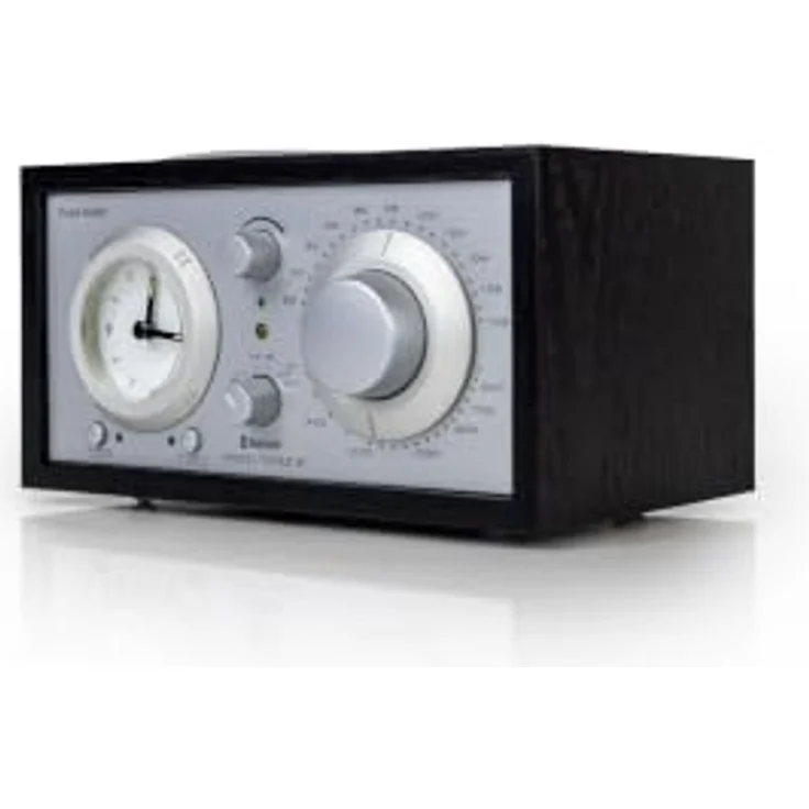 Tivoli Audio Model Three BT, AM/FM Radiowecker mit Bluetooth und natürlichem Holzgehäuse, schwarz – Bild 3