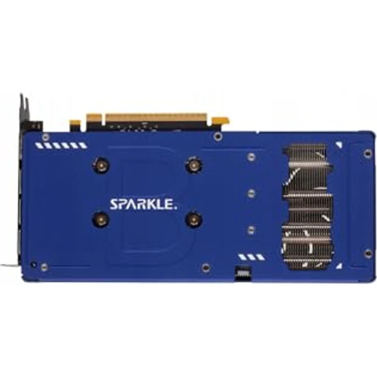 Sparkle Technology SPARKLE VGA SPARKLE Intel ARC B580 12GB GUARDIAN (Battlemage Lineup) (SB580G-12G) Grafikkarte mit Intel Arc B580 und 12GB GDDR6 - Blaue Beleuchtung – Bild 9