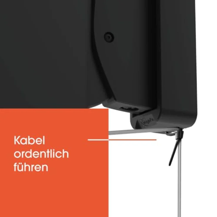 Vogel's 8140210 Lautsprecherständer, Schwarz, Premium Halterung für Soundbars mit vollbeweglicher TV-Integration – Bild 7