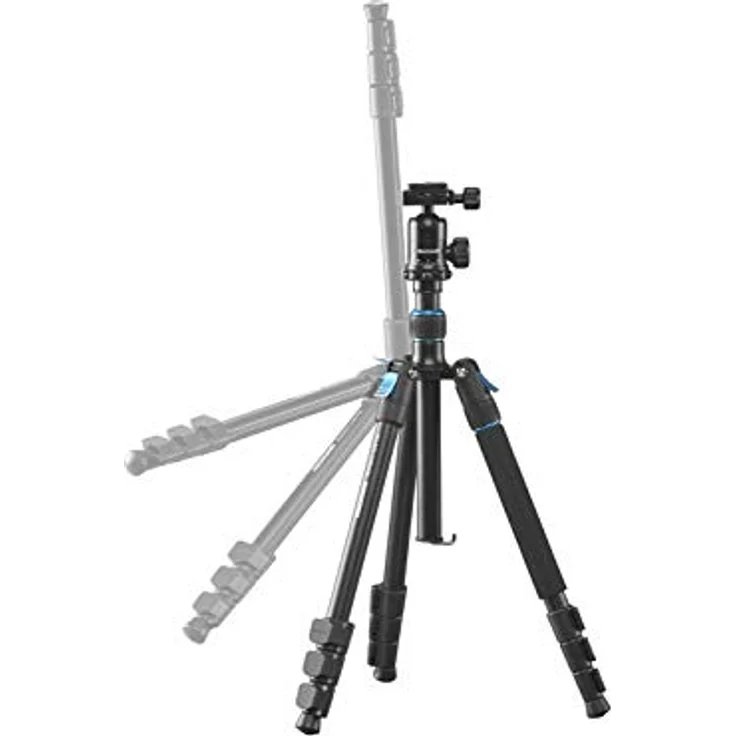 Cullmann Rondo 430TM RB6.5 Reisestativ mit Kugelkopf, Tragkraft 3kg, Packmaß 39cm, Auszugshöhe 135cm – Bild 2