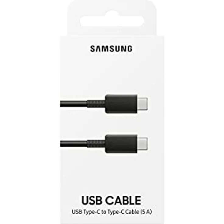 Samsung EP-DN975 - USB-Kabel - USB-C (M) bis USB-C (M) - USB2.0 - 1,0m - USB-Stromversorgung (5A, 100 W) - Schwarz - für Galaxy Note10, Note10+, Note10+ 5G (EP-DN975BBEGWW) – Bild 4