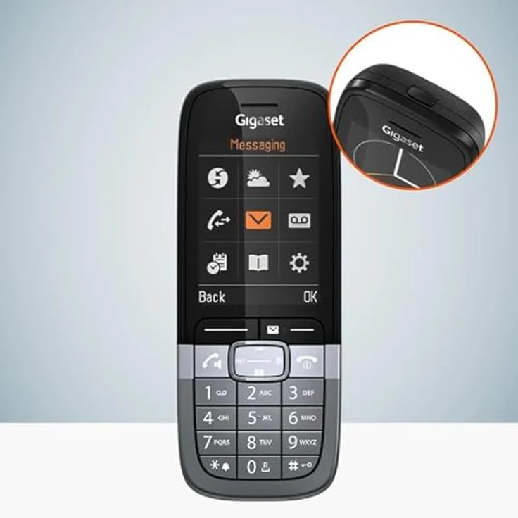 Gigaset SL850H PRO DECT Mobilteil, Schnurlostelefon mit 2,4-Zoll Farbdisplay, Bluetooth 5.1, Titan – Bild 5