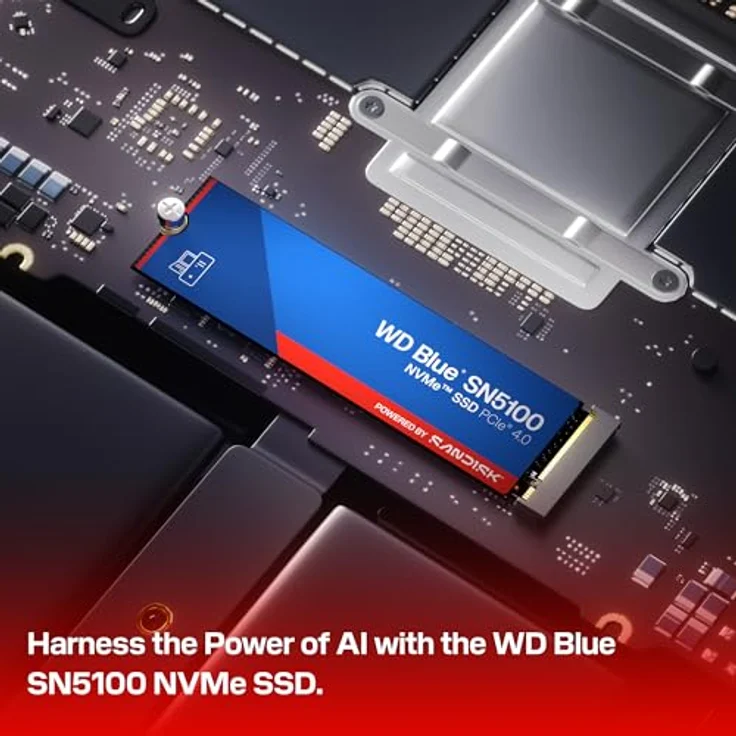 WD Blue SN5100, 4TB PCIe NVMe Gen4 M.2 2280 SSD mit Lesegeschwindigkeiten von bis zu 7.100 MB/s, 5 Jahre Garantie – Bild 2