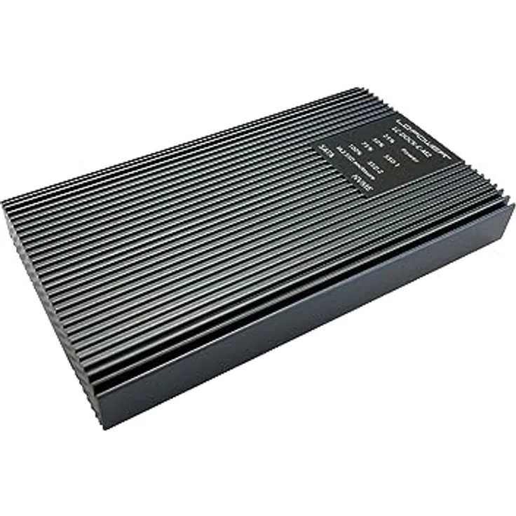 LC-POWER LC-Dock-C-M2, SSD-Gehäuse M.2 mit NVMe, 10 Gbit/s, Anthrazit – Bild 1