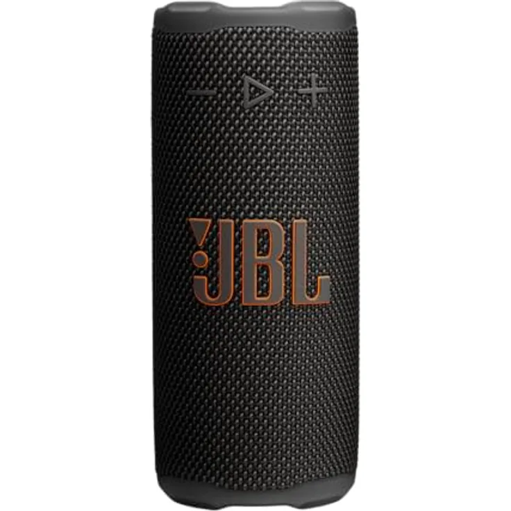 JBL Grip, Kompakter Bluetooth Lautsprecher mit JBL Pro Sound, AI Sound Boost, IP68 wasserdicht, Umgebungslicht, bis zu 14h Wiedergabe, Auracast Multi-Speaker, Schwarz