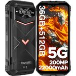 DOOGEE VMAX PLUS Smartphone (6.58 Zoll, Android 14, 512GB Speicher, 22000 mAh, AI-Dreifachkamera)