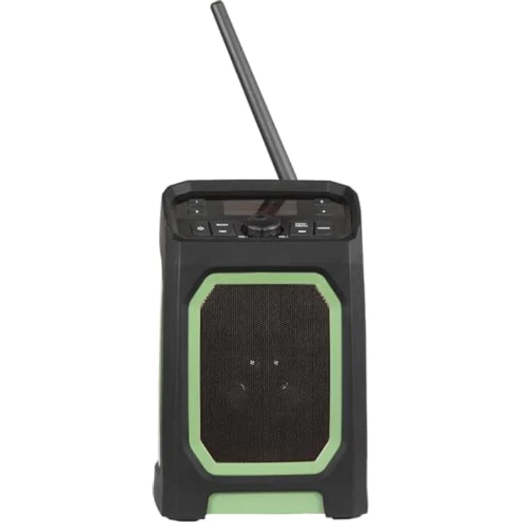 Imperial DABMAN OR 5 – Outdoor-Radio mit DAB+ und Bluetooth 5.3 (5.000 mAh Akku, 30 Std. Wiedergabe, 8 Watt, wassergeschützt IP65) – Schwarz/Grün – Bild 2