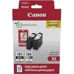 Canon Druckerpatrone PG-585 XL / CL-586 XL Photo Value Pack, vierfarbig (M, C, Y, BK)