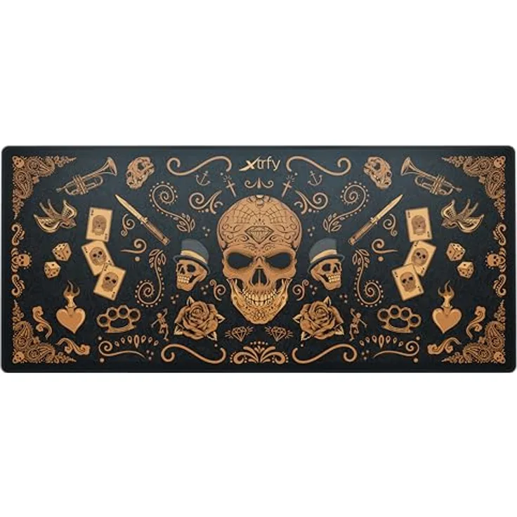 Xtrfy GP5 XL Gaming-Mauspad, Stoff, Glattes Speed-Pad, Calavera Edition
