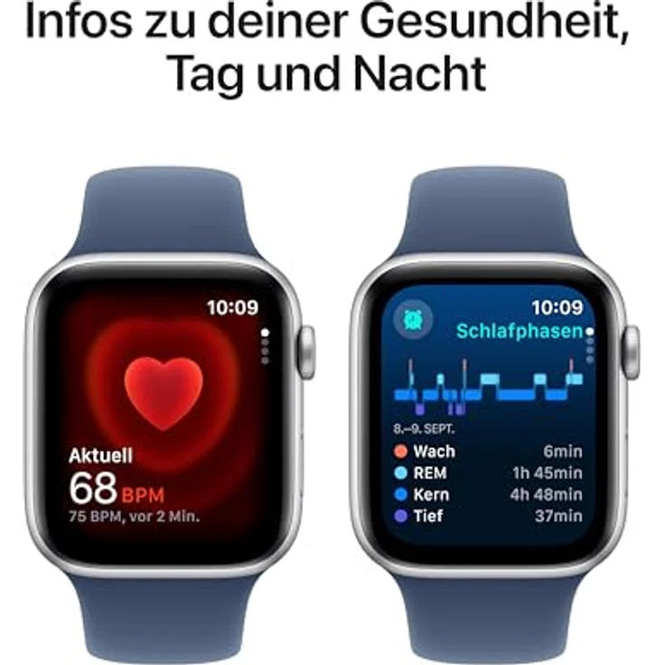 Apple Watch SE (2024) Smartwatch (Watch OS) - Motivierende Fitnessdaten und innovative Features, Apple, (Neue Farben) – Bild 5