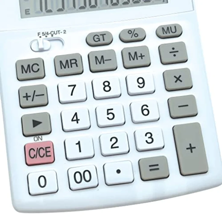 Lexibook C129 12-Digit Desk Calculator, weiß – Bild 3