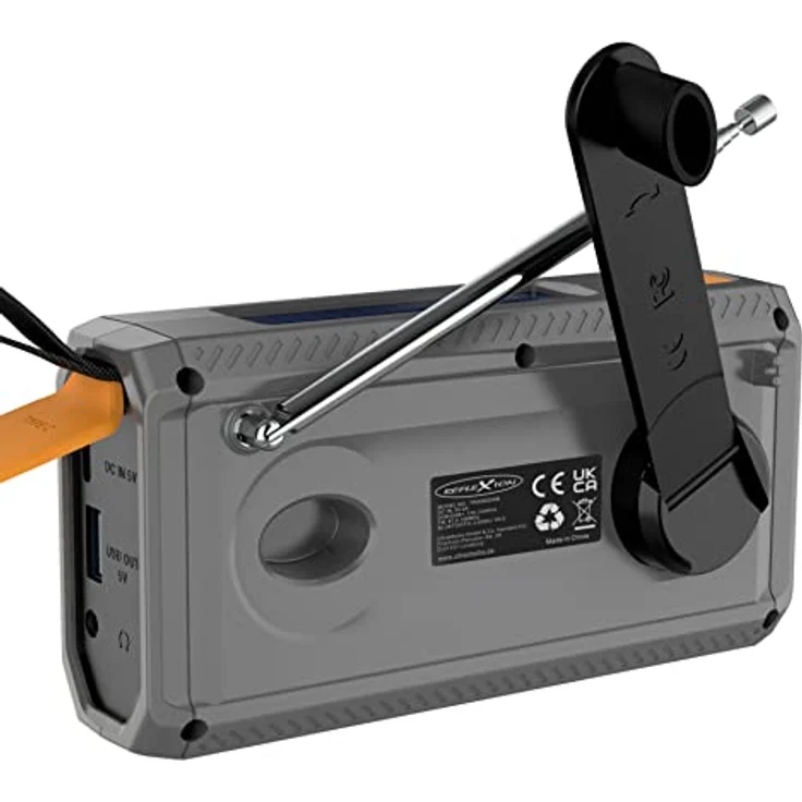 REFLEXION TRA562DAB Notfallradio DAB, UKW UKW, Notfallradio, Bluetooth® Handkurbel, Powerbank-Funktion, Taschenlampe, w – Bild 2