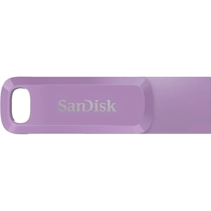 SanDisk 512 GB Ultra Dual Drive Go USB Type-C Flash-Laufwerk - Lavendel 2-in-1 mit schnellster Datenübertragung