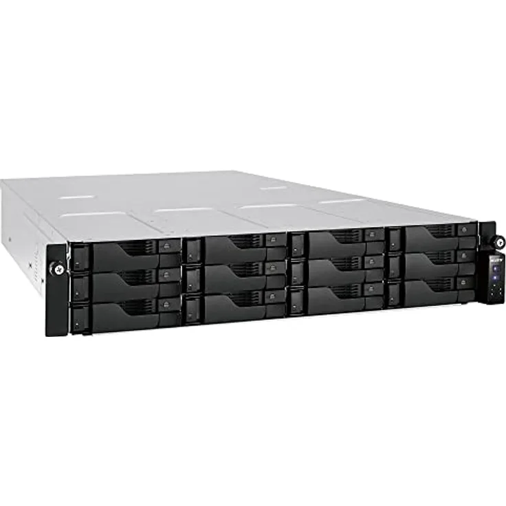 Asustor AS6512RD NAS Rack (2U) Eingebauter Ethernet-Anschluss Schwarz C3538 (80-AS6512RD0-ME-0)