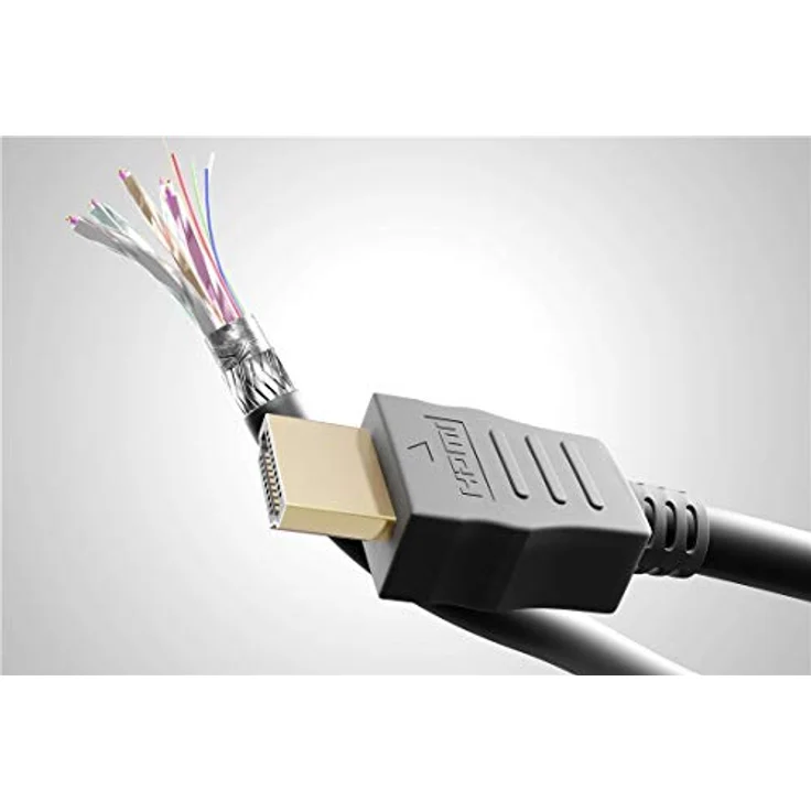 GOOBAY High Speed HDMI™ Kabel 2 m, 4K/60 Hz, mit Ethernet, vergoldete Kontakte, ideal für TV, Spielekonsolen und Streaming – Bild 4