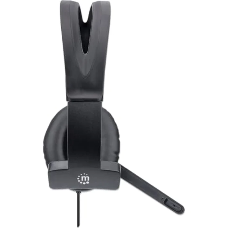 Manhattan Mono USB-Headset (Kabelgebunden), Kopfhörer, Schwarz – Bild 5