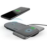 Hama Induktions-Ladegerät 2000mA QI-FC10 Duo 00201682 Ausgänge Induktionslade-Standard Schwarz