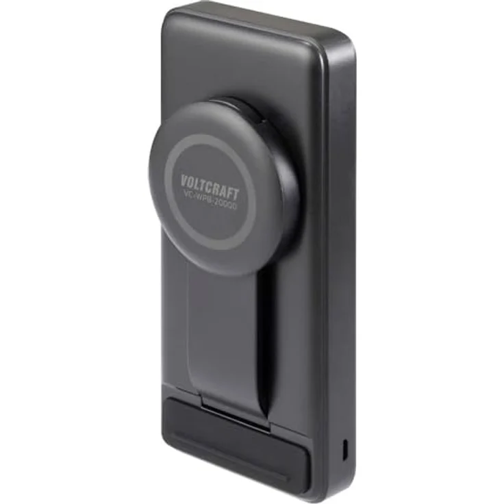VOLTCRAFT VC-WPB-20000 Powerbank 20000 mAh Qi Wireless Charging, Power Delivery Li-Ion Schwarz Statusanzeige – Bild 3