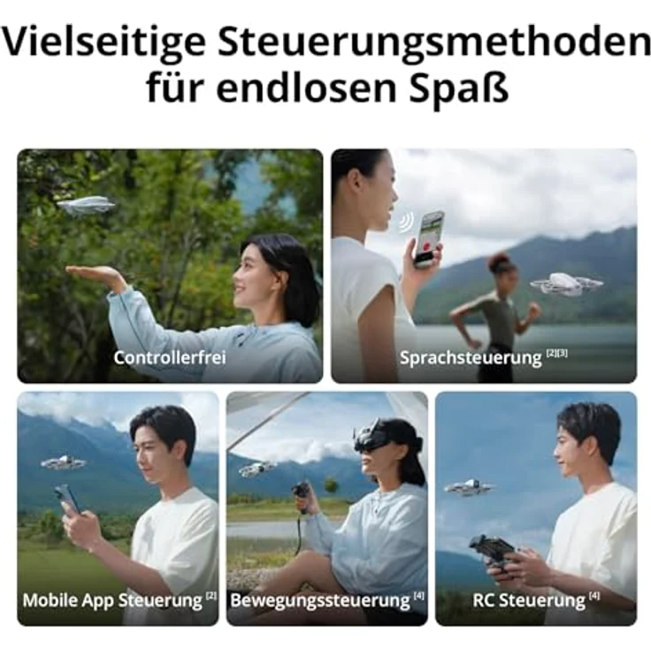 DJI Neo, Mini Drohne mit 4K UHD-Kamera für Erwachsene, 135g selbstfliegende Drohne, Handstart, KI-Motivverfolgung, QuickShots, Propellerschutz - Controllerfrei – Bild 5