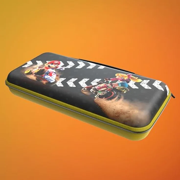 Turtle Beach PlayTrek Reiseetui - Mario Kart World für Nintendo Switch 2, im Dunkeln leuchtendes Design, mit gepolsterter Klappe und Platz für 12 Spielkarten – Bild 11