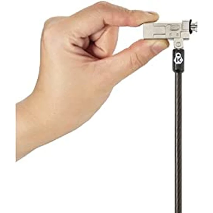 Kensington Slim NanoSaver 2.0 Laptopschloss mit Schlüssel, Abschließbares Diebstahlsicheres Karbonstahlseil, Flaches, Dünnes Profil, Universelle Passform, 1,8 m Kabel aus Karbonstahl (K65021WW) – Bild 5
