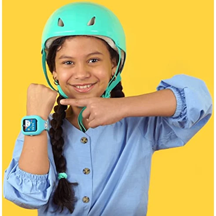 SoyMomo Smartwatch Space Lite - Kinder Handy GPS-Uhr mit 4G Kamera Telefon Anruf Sprachnachrichten IP65 Wasserresistent (Blue) – Bild 4