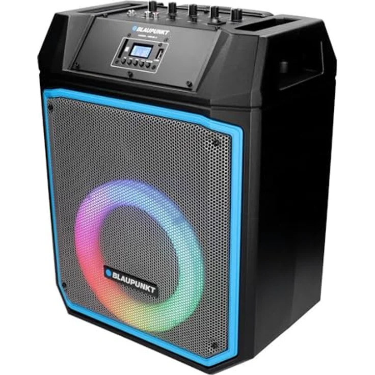 Blaupunkt Column MB08.2, Bluetooth Lautsprecher mit 5h Akkubetrieb, 600 W Leistung, Blau/Schwarz – Bild 5