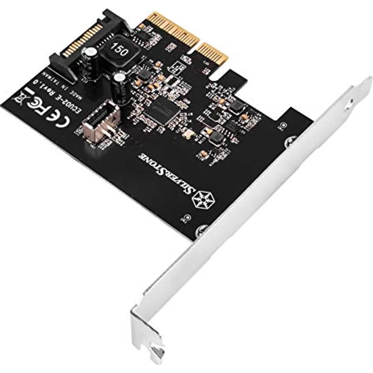 Silverstone ECU02-E, PCI-Express-Karte mit internem 20-poligem Key-A USB-3.2-Gen-2-Anschluss, PCIe-Gen-3.0-x2, 16GT/s, SST-ECU02-E – Bild 4