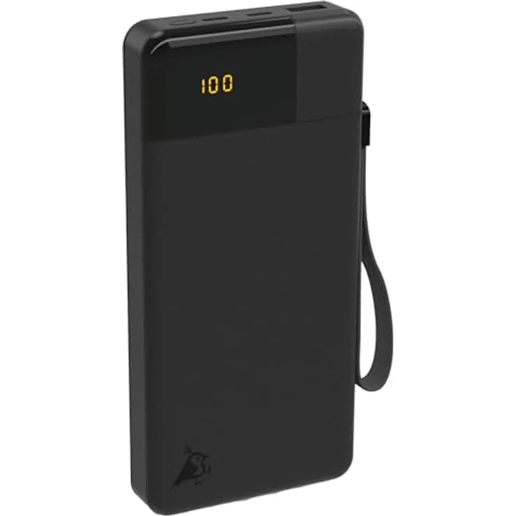 Aqiila Powerbank Powerbird B20+ 20000mAh, 65 W, 1x USB-A, 2x USB-C, schwarz – Bild 1