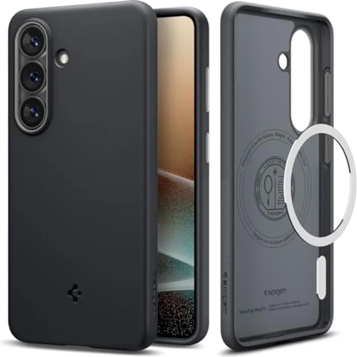 Spigen Nano Pop MagFit Hülle für Samsung Galaxy S26, Zweifarbiges Design, Dünn und Staubfrei, Kompatibel mit MagSafe - Black Sesame – Bild 1