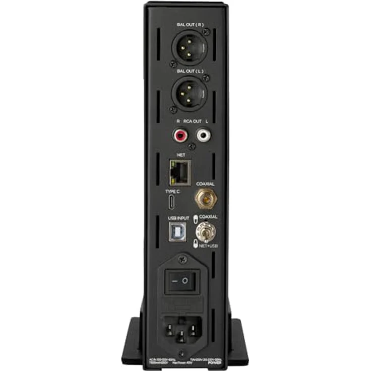 HIFIMAN EF500 Desktop Balanced Headphone DAC & Amplifier, HYMALAYA R2R LE, 4,5 Watt Leistung, 6.35mm/XLR/RCA Ausgänge, Unterstützung für Streaming Medien – Bild 4