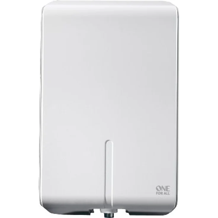 One For All DVB-T-DVB-T2 Outdoor-Außenantenne - 4K 1080P HD-HDTV Fernseher TV Antenne mit Verstärker - 0-50 km Reichweite - 10 meter Koaxialkabel - UHF-VHF - weiß - SV9455 – Bild 3