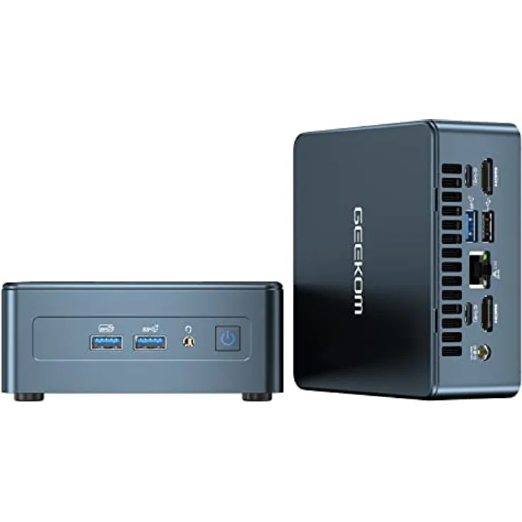 GEEKOM Mini IT12 Mini PC, NUC 12 i5-12450H (8 Kerne, 12 Threads und bis zu 4,4 GHz), 16 GB DDR4 512 GB SSD Windows 11 Pro Mini Computer - 8K | USB4 | WiFi 6E | BT5.2 für den täglichen Gebrauch