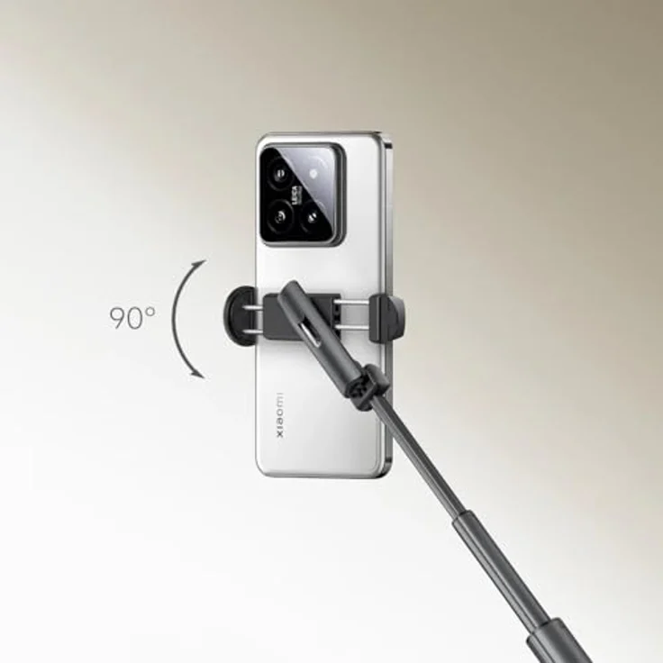 Xiaomi Selfie Stick Tripod Mini, flexibler Stativ mit integriertem Bluetooth-Auslöser, Schwarz – Bild 3