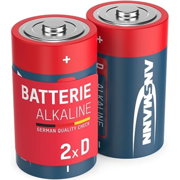ANSMANN RED 1514-0000 LR20 Mono D Alkaline Batterie 2er Pack – Bild 2